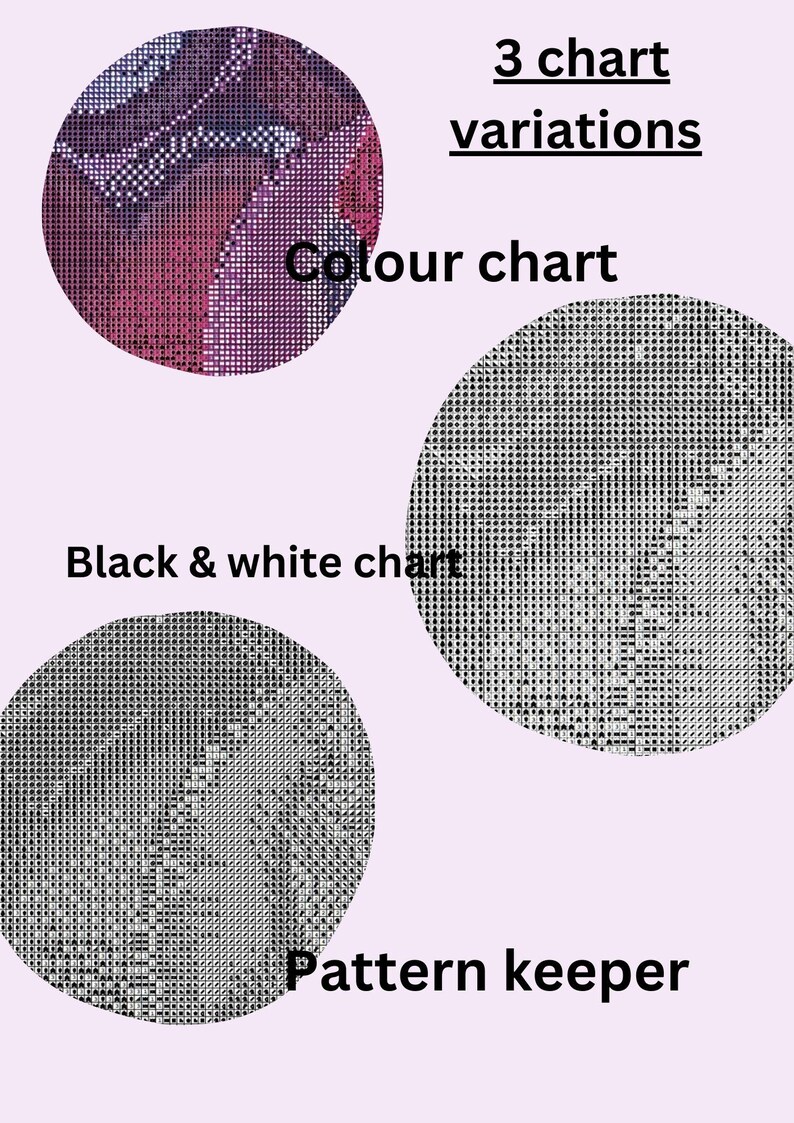 Pretty Pastel Vase Cross Stitch Pattern PDF Etsy