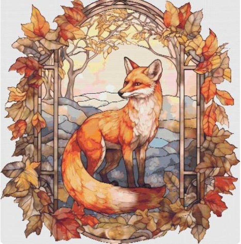 Fall/autumn Bundle Cross Stitch Pattern Full Coverage PDF - Etsy
