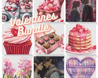 Valentine's bundle cross stitch patterns PDF
