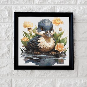 Cute duckling cross stitch pattern  PDF