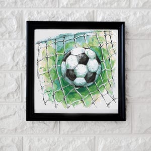 Football / soccer goal cross stitch pattern PDF