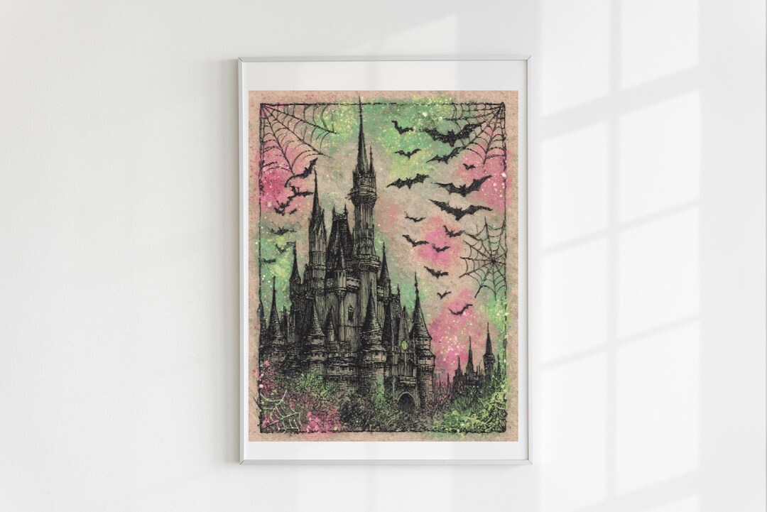 Haunted Castle Cross Stitch Pattern Full Coverage PDF - Etsy