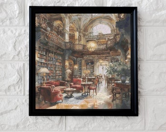 Celestial Library - Digital Download PDF Cross Stitch Pattern - Etsy