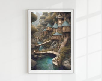 Castle in the Trees Cross Stitch Pattern Full Coverage PDF - Etsy