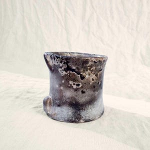 Handmade Earthy Espresso Cups – Nature-Fired Ceramic – Mediterranean Artisan Pottery