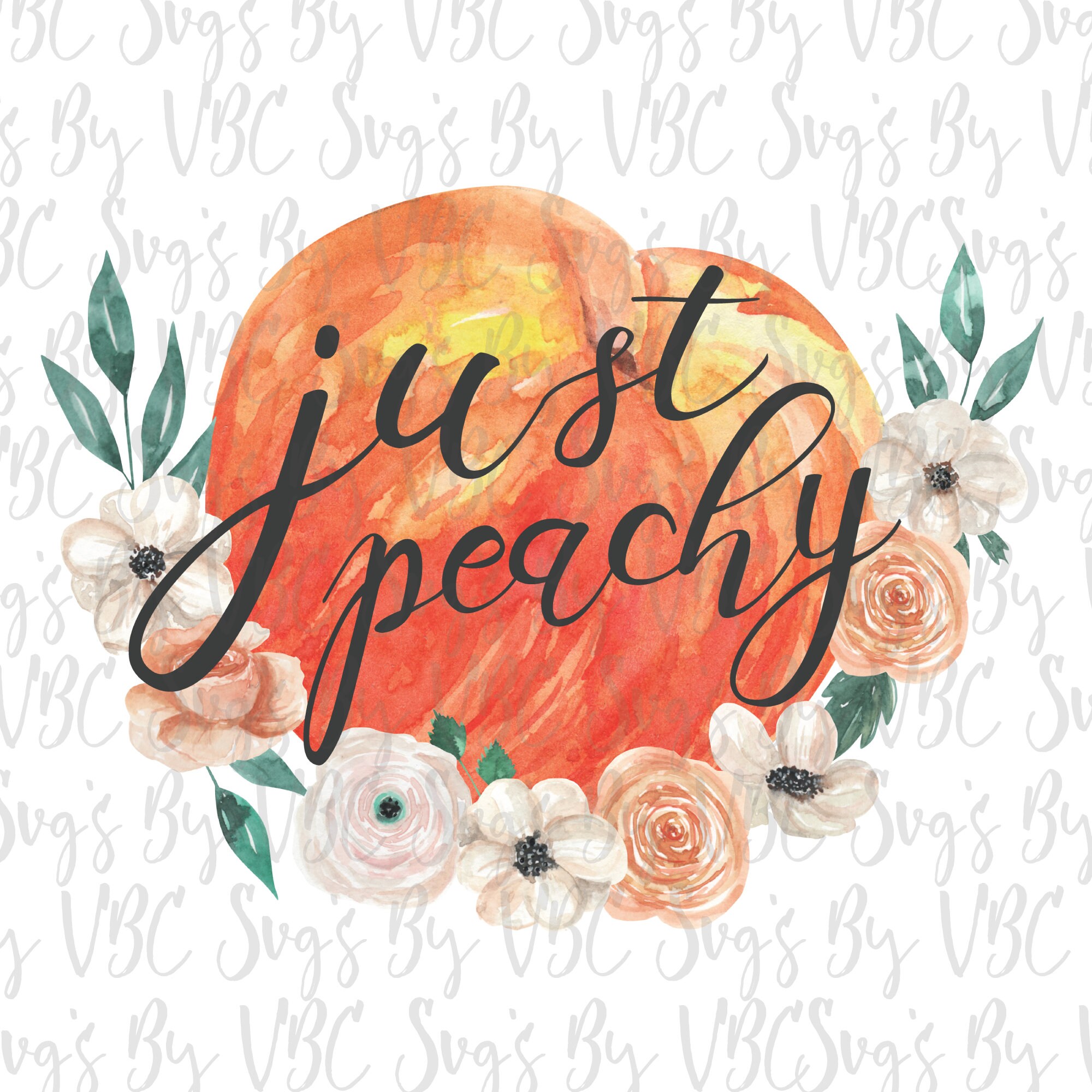 Just Peachy PNG sublimation file - DIGITAL DOWNLOAD, waterslide
