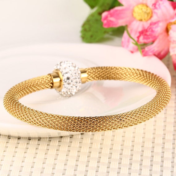 Simple Gold Plated Designer Ladies Bracelet Buy Online|Kollam Supreme
