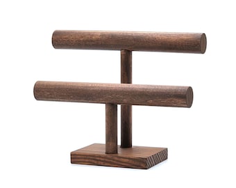 Two Tier Bracelet Organizer Holder T-bar Display