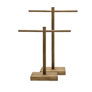 Wood hanger Organizer Retail Display Holder T-Bar Stand