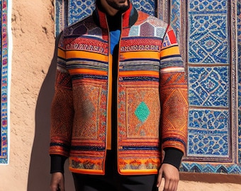 The Moroccan jacket leather Digital Illustration