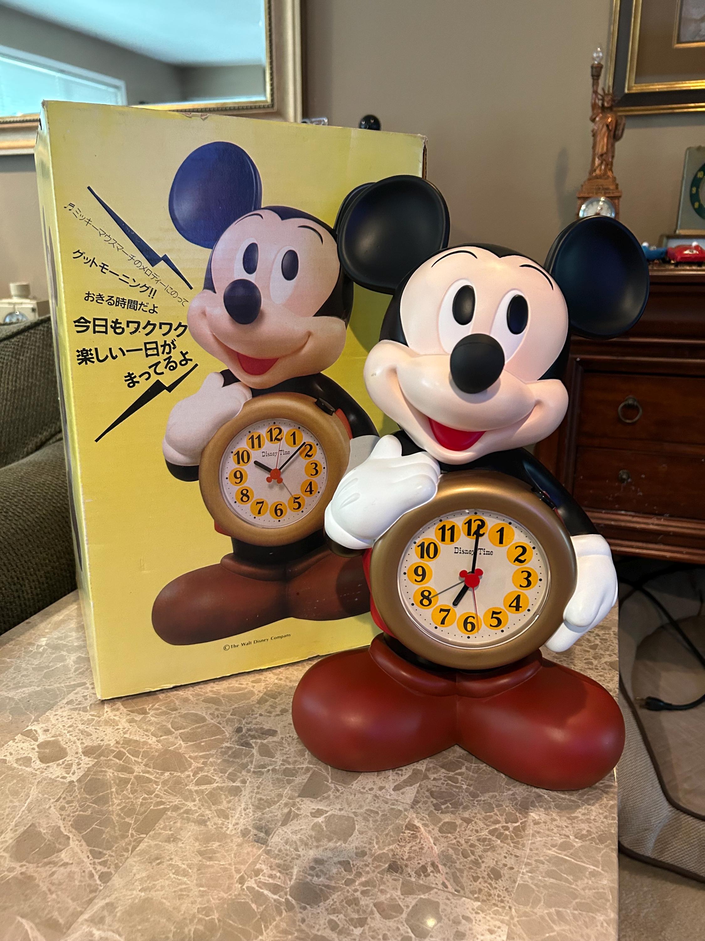 ✨️匿名　Mickey＆Minnie　ANTIQUE　CLOCK　10個セット New! Disney Minnie Mouse 10” Wall Clock Analog Display