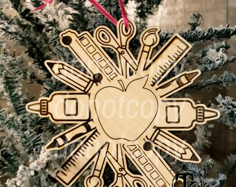 Download Teacher Ornament Svg Etsy