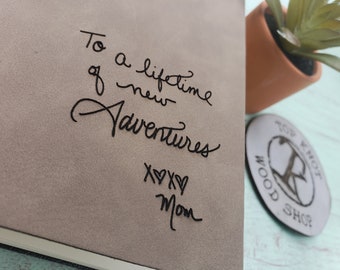 Personalized Leatherette Journal Notebook - Customizable with Names, Images, Portraits PERFECT for All Occasions!