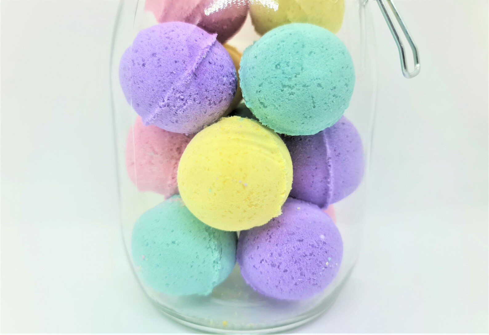 Bath Bombs Set Jar Mix Colourful Fizz And Foam Mini Bath Bombs Etsy