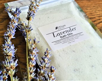 Bain à la lavande et au lait de coco : gâterie hydratante pour le bain (7 oz)