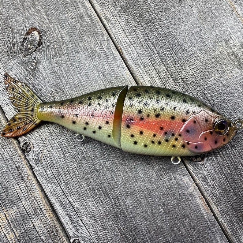 Javabones Glide Swimbait Lure Rainbow Trout Etsy