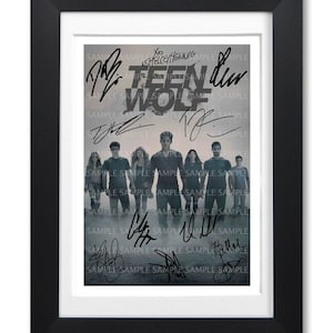 TEEN WOLF cast signed poster print photo autograph tv show season series gift