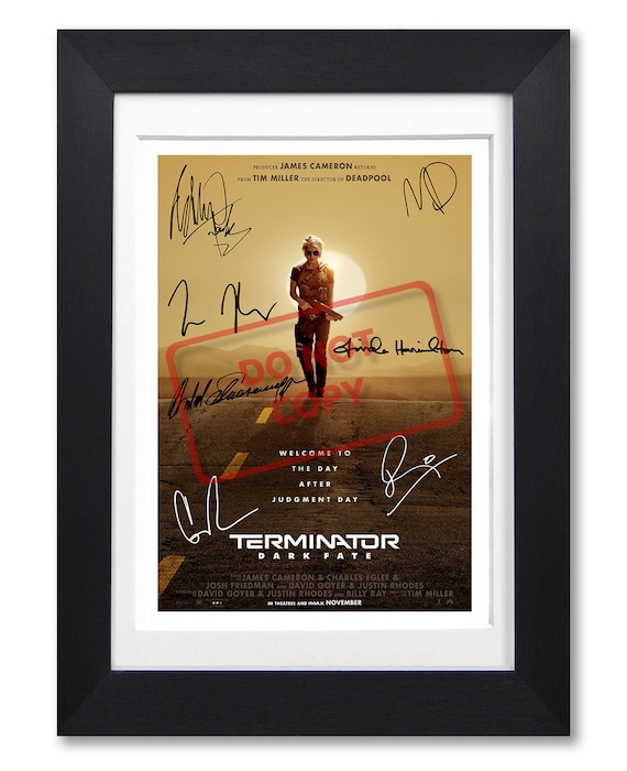 LINDA HAMILTON Signed Autograph PHOTO Gift Signature Print TERMINATOR DARK FATE