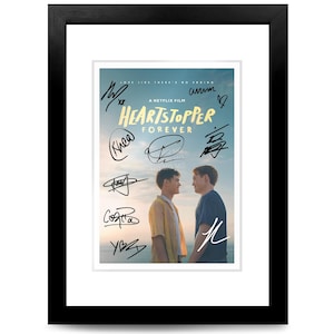 Heartstopper Forever cast signed autograph poster photo print framed memorabilia tv show series gift Kit Connor Joe Locke