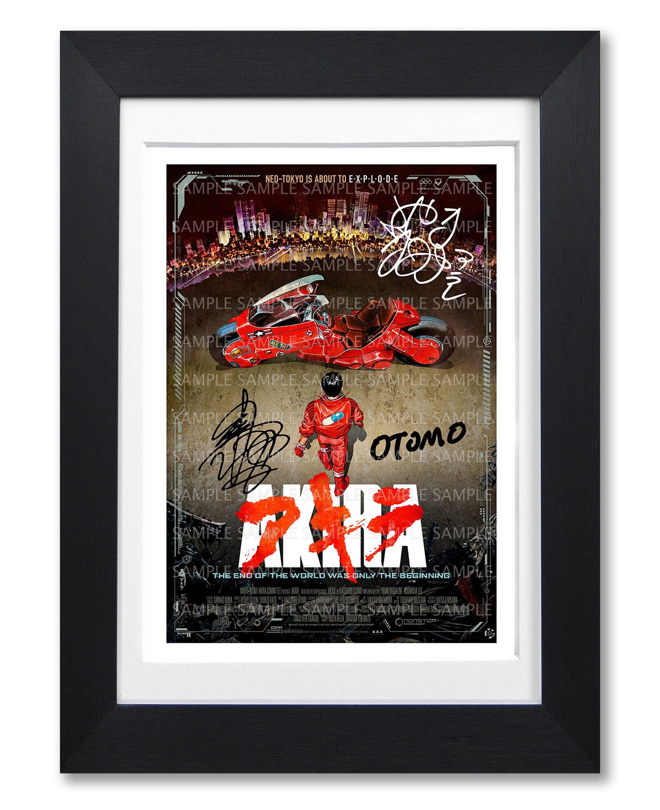 AKIRA Movie Cast Signed Poster Print Photo Autograph Gift 1988