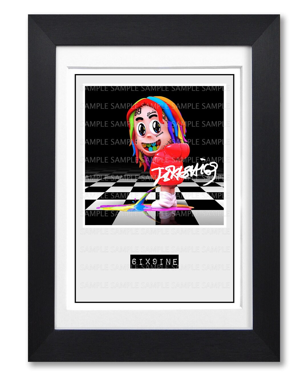 6IX9INE Rapper Signed Poster Print Photo Autograph Cd Album Tour ...