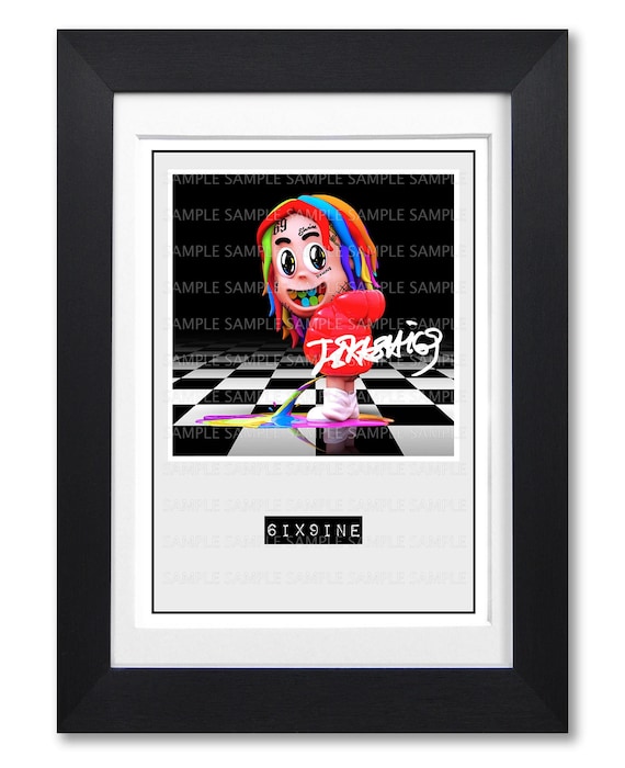 6IX9INE Rapper Signed Poster Print Photo Autograph Cd Album Tour
