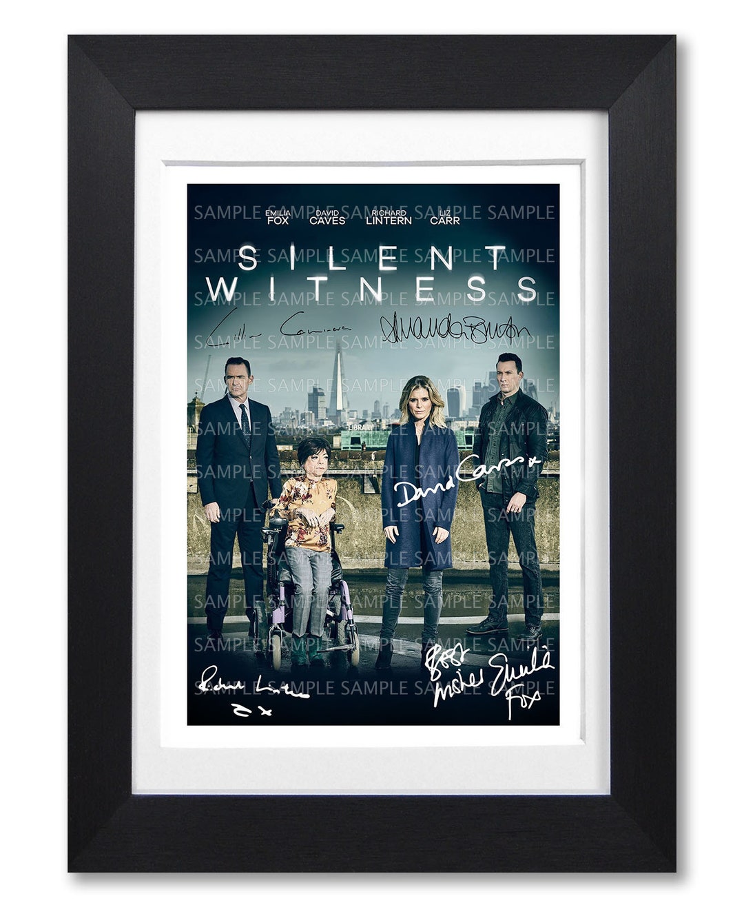 SILENT WITNESS Cast Signed Poster Print Photo Autograph BBC Tv Show