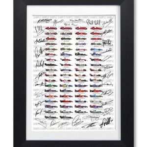 F1 World Champions Poster