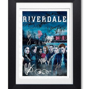 RIVERDALE cast signed poster print photo autograph The CW tv show season series gift Cole Sprouse