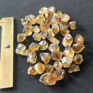 5Pcs~AAA+Natural Citrine Stone Raw Size 22-14MM, Citrine Rough Healing crystal stones,Loose citrine, Making Jewelry Citrine Wholesale Raw