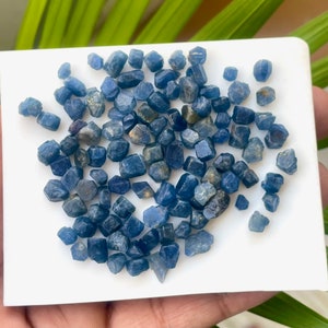 300CTS-Lot~100% Natural Blue Sapphire Raw Sapphire rough Gems, Rocks,Minerals,Healing Crystals, Home Decor,September Birthstone,Gift For Her