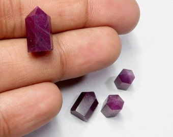 100%Natural Raw Ruby Crystal Point July Birhtstone Raw Polished Stone Healing Crystals Gems Rocks Raw Stone ,Available in bulk,