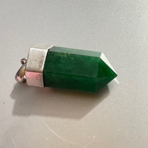Natural Emerald Pendant~925 STERLING Silver Gemstone Pendant Handmade Pendant May Birthstone Pendant Beautiful Pendant,Gift For Her
