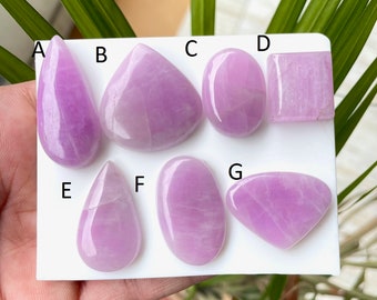 AAA+ Natural Pink Kunzite Cabochon Loose Gemstone, Mix Shape Kunzite Gemstone, Jewelry Making Stone, Gift For Her