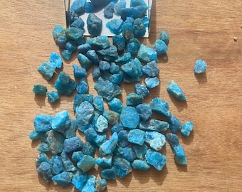 Natural Raw Apatite Crystal Good Quality Gemstone,Size12-8MM,Natural Blue Raw Stone,Apatite Rough Gemstone,Apatite Raw Loose Gemstone Rough
