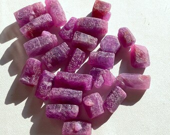 AAA + NATURAL RUBY Roher roher Rubin Rohheilungskristalle Roh Rubinkristalle Edelsteine, Rock, Mineralien, Fabrik-Großhandelspreis