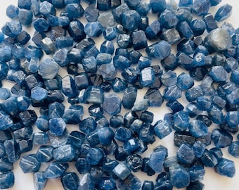 Natural Ceylon Royal Blue Sapphire Raw Gemstones, 4-6MM September Birthstone, Jewelry Making Crystals