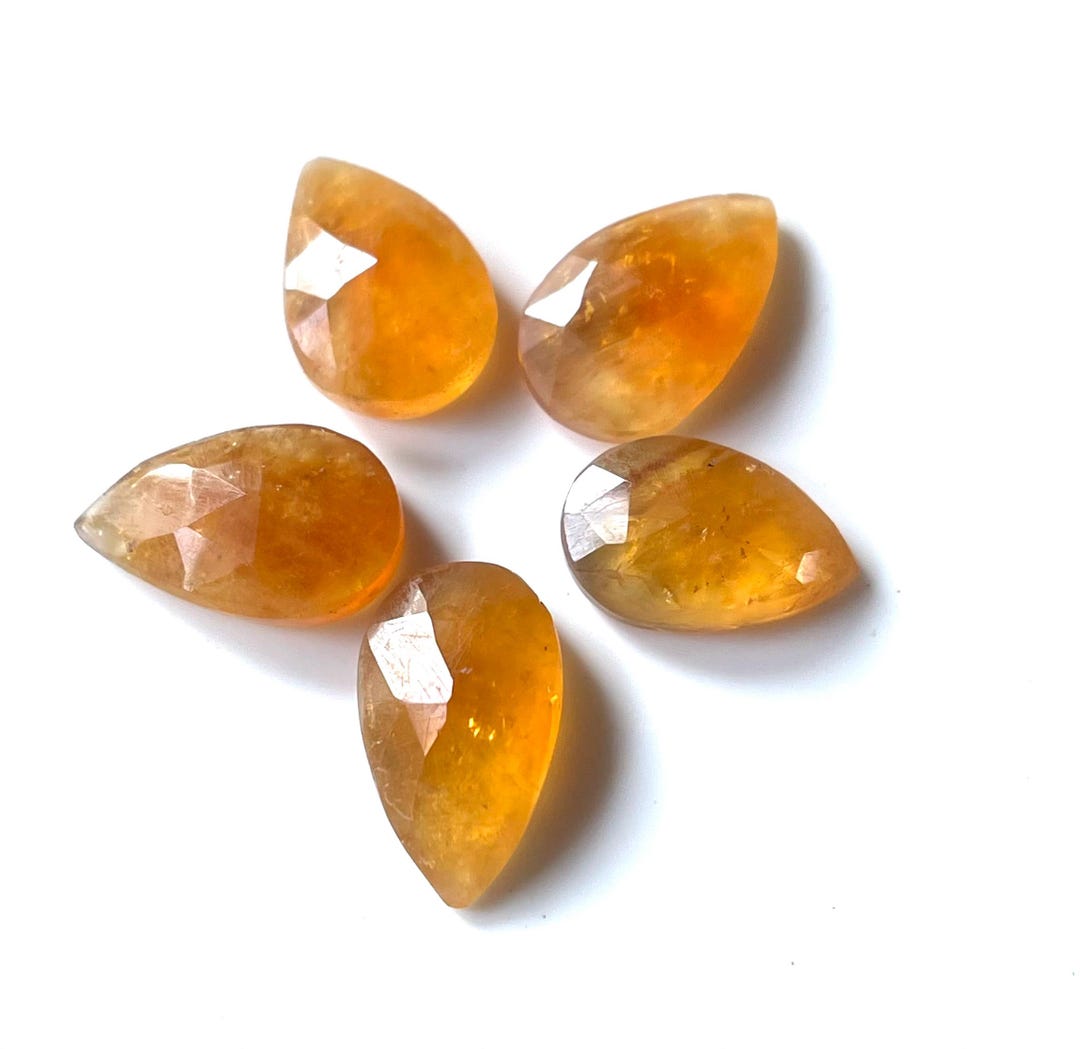 Citrines naturelles de 1 à 4 carats - Pierres brutes