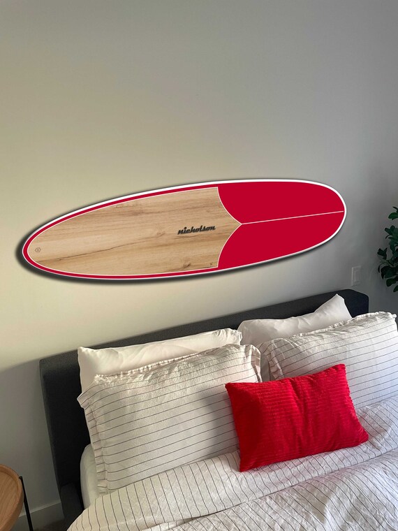 VINTORKY Cartelli da Surf da Parete in Legno Decorazione Murale Spiaggia Arredamento Stanza da Surf 2 Pezzi Decorazioni per Feste Estive Casa Giardino