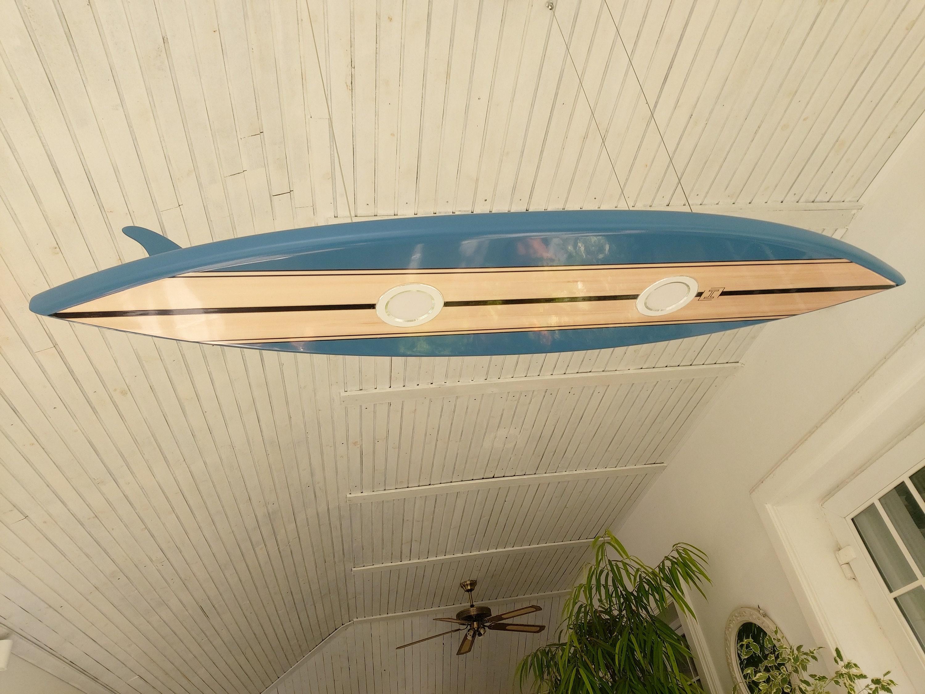 Surfboard Pool Table Light – LED Surfboard Ceiling Chandelier for Game ...