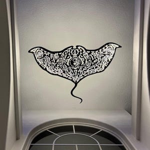 Manta Ray LED Ceiling Chandelier – Sculptural Ocean Statement Ligh