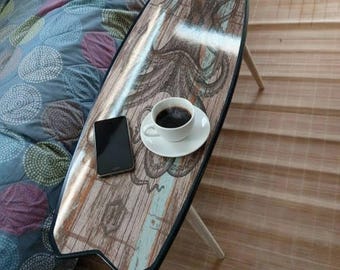 シャチとサーフボードのコーヒーテーブル - Etsy 日本