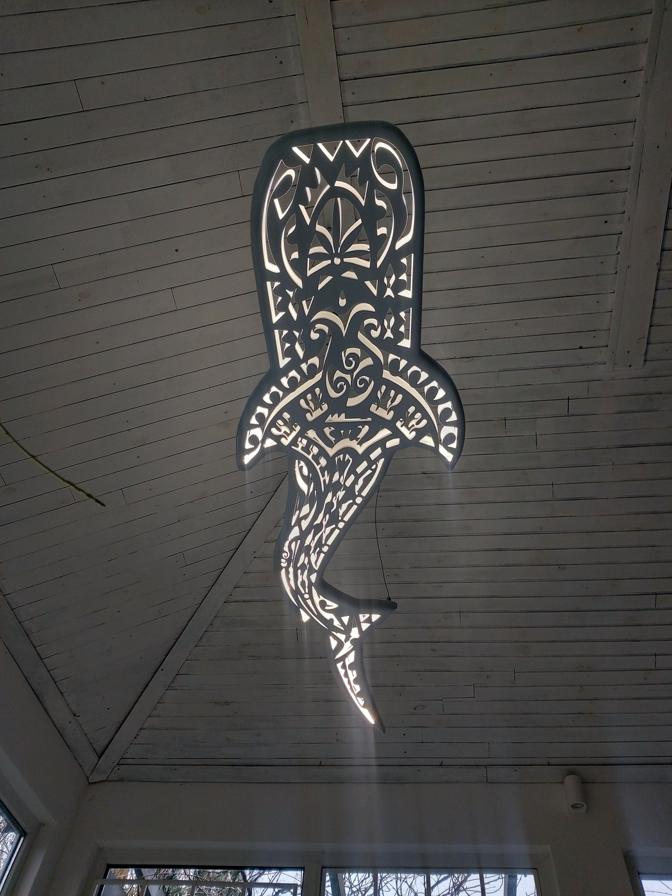 Whale Shark Ceiling Light – Maori Surf Style Ocean LED Chandelier - Etsy