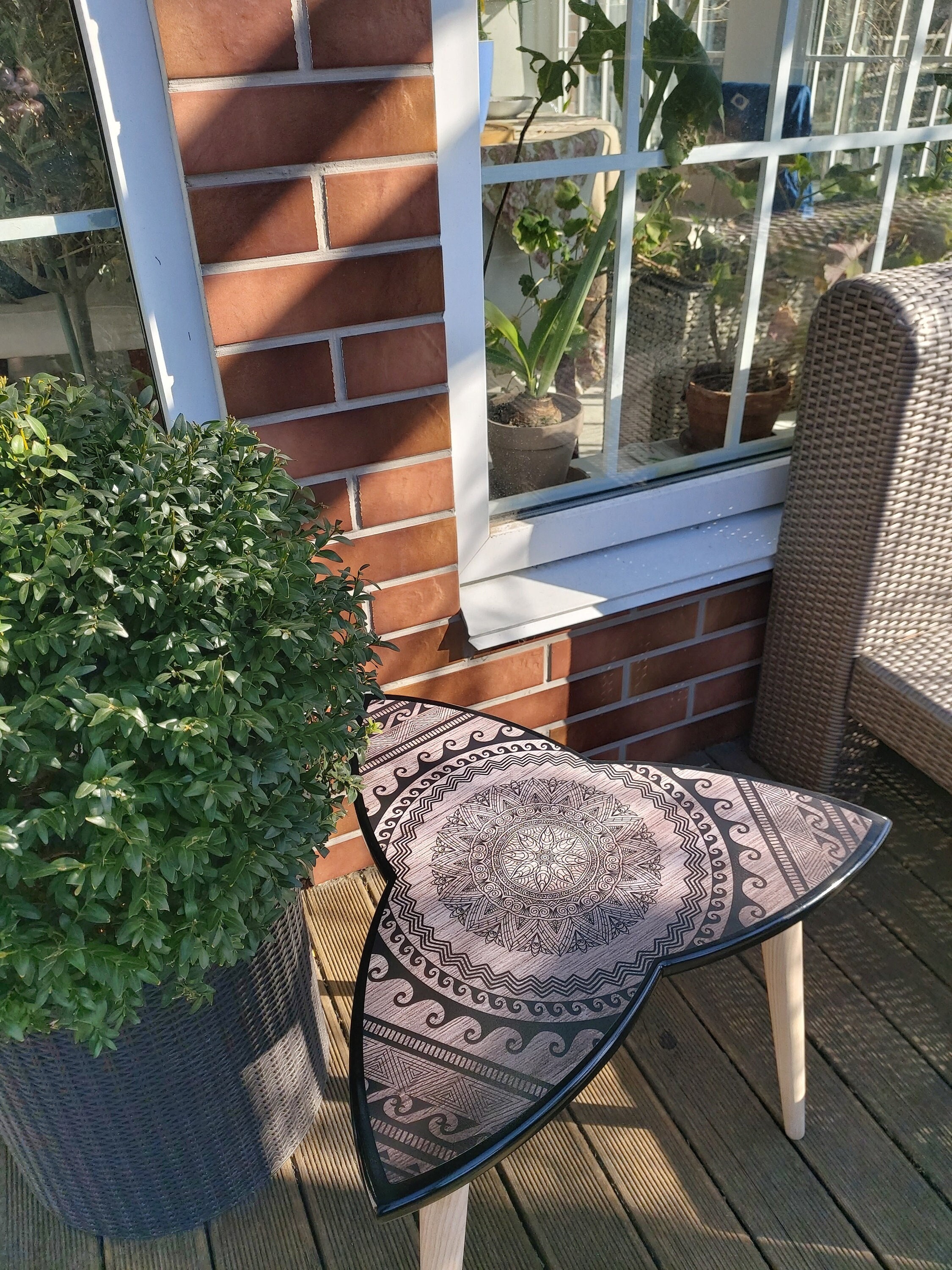 table Basse En Bois triangulaire