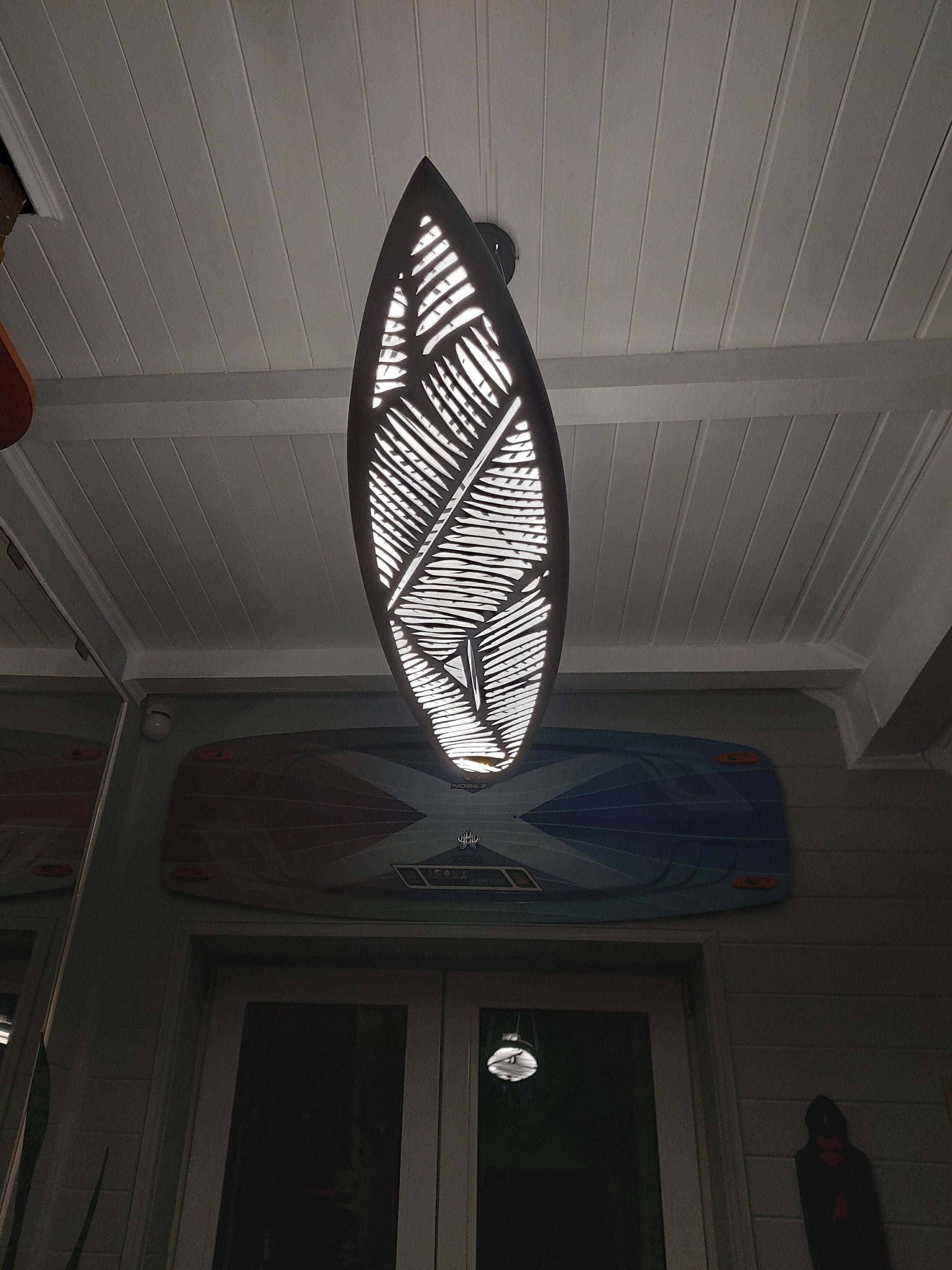 Surfing Ceiling Light for Home Decor. lamp Surfboard Etsy