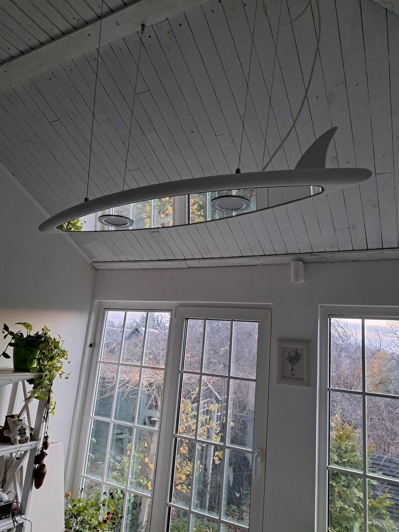 Surfboard Shaped Ceiling Chandelier, Pool Billiard Table Light - Etsy