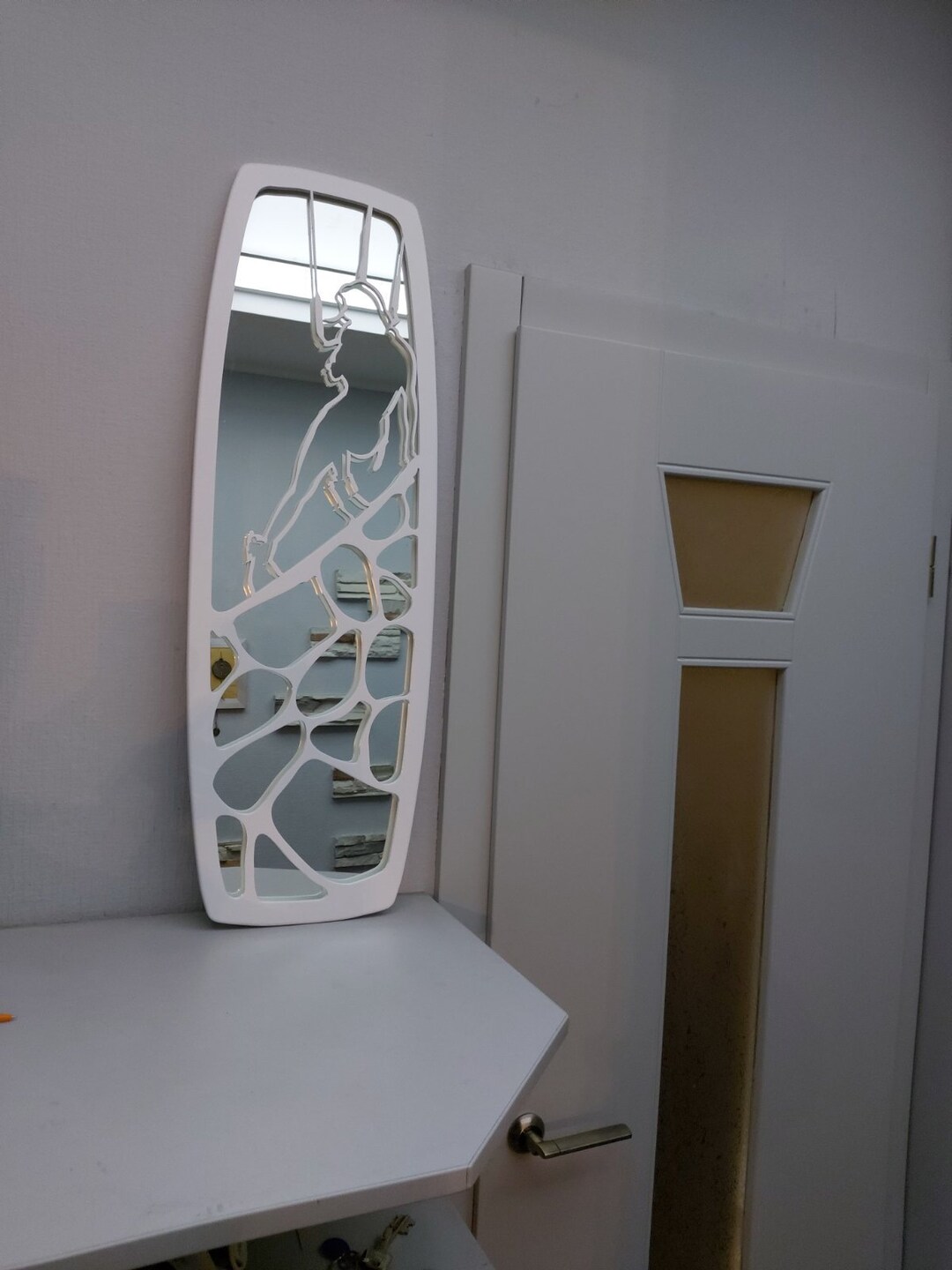 Kiteboard Wall Art Kiteboard Mirror Beach Sign Kitesurfing Etsy