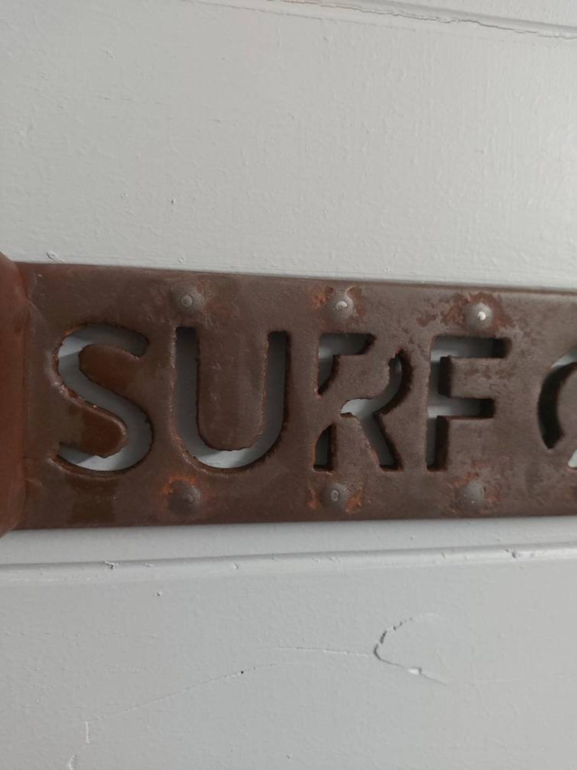 Metallic Surfboard Wall Mount wall mounting brackets for Etsy