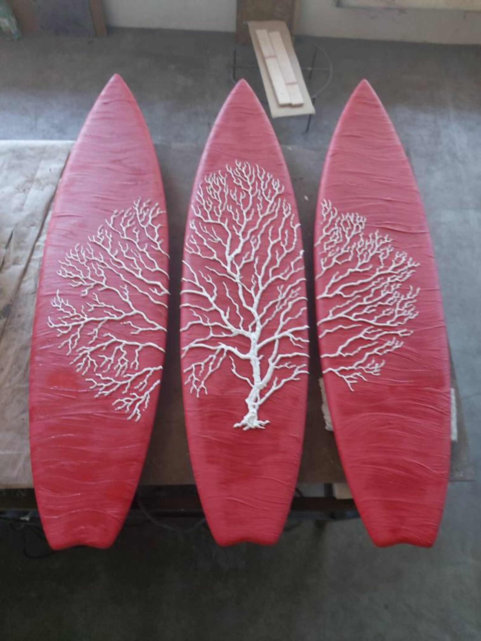 3 Surfboards Wall Art Surfers gift Tropical СoralBar Etsy