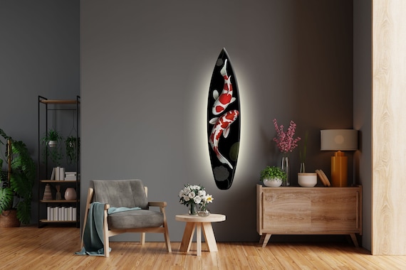 Light up sale nightstand